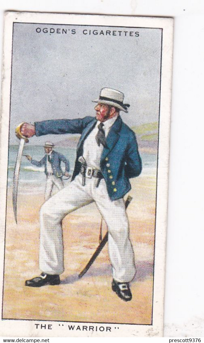 Smugglers & Smuggling 1932  - 19 The Warrior -  Ogdens Original Cigarette Card - - Ogden's