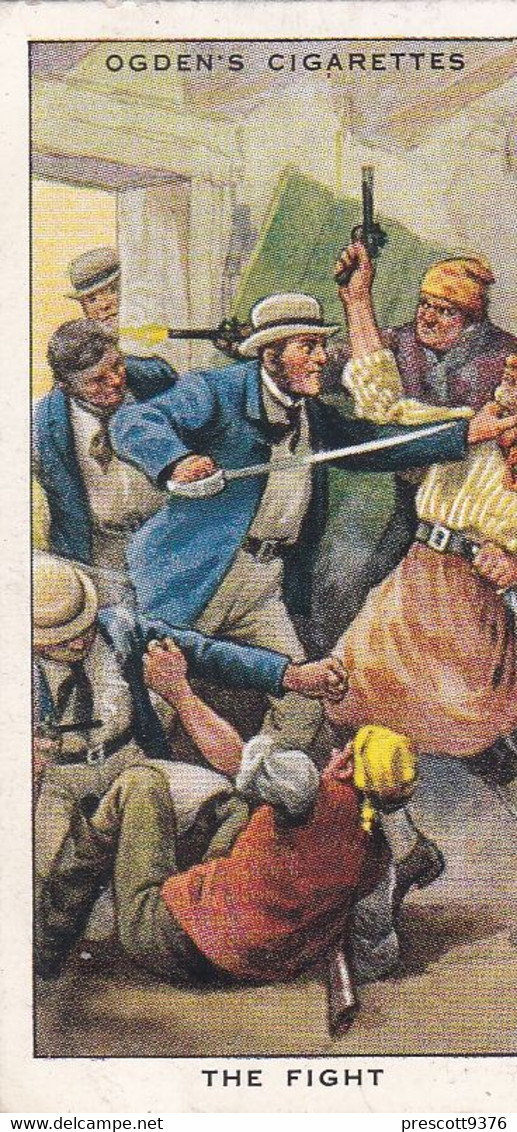 Smugglers & Smuggling 1932  - 21 The Fight -  Ogdens Original Cigarette Card - - Ogden's