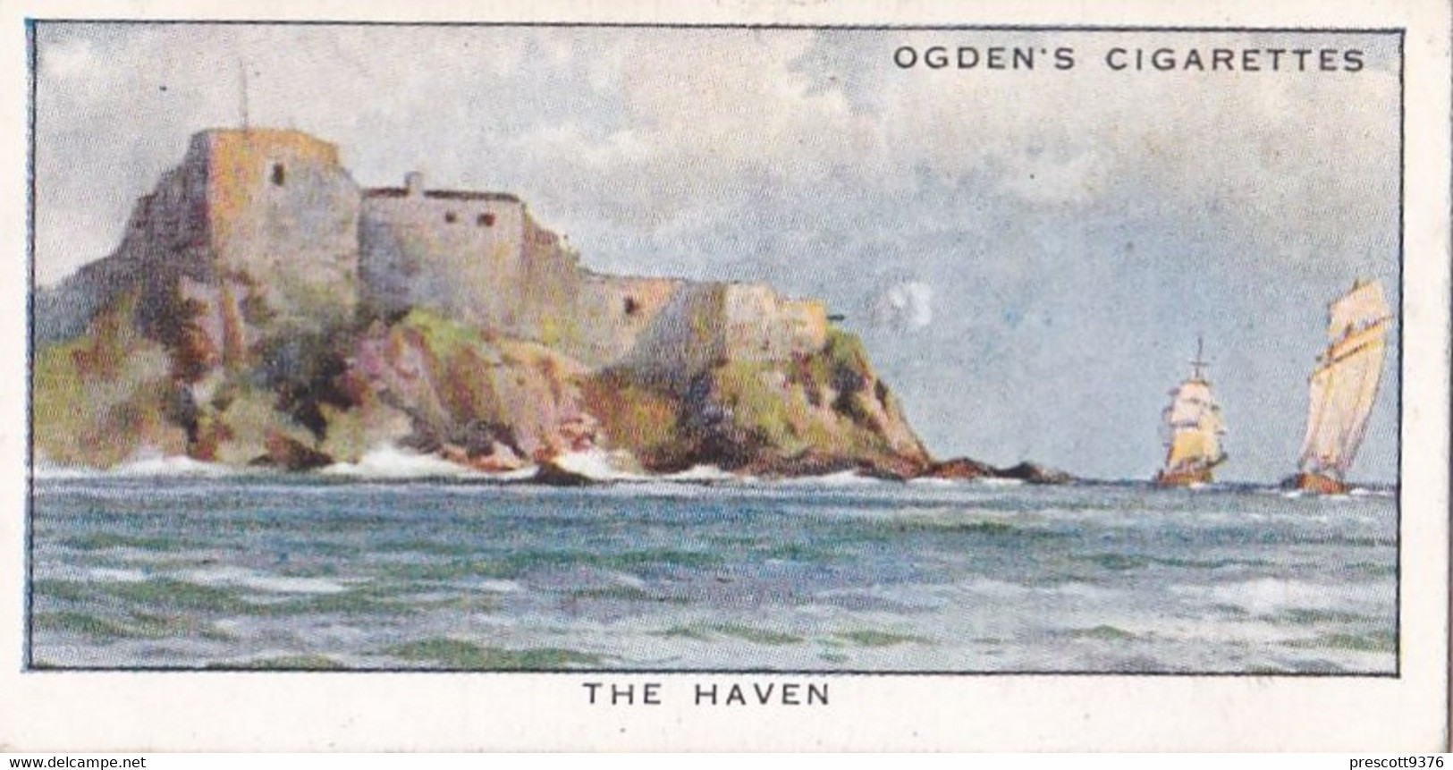Smugglers & Smuggling 1932  - 8 The Haven -  Ogdens Original Cigarette Card - - Ogden's
