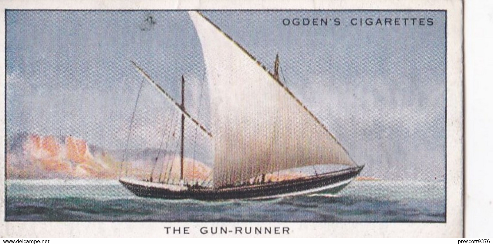 Smugglers & Smuggling 1932  - 47 The Gun Runner -  Ogdens Original Cigarette Card - - Ogden's