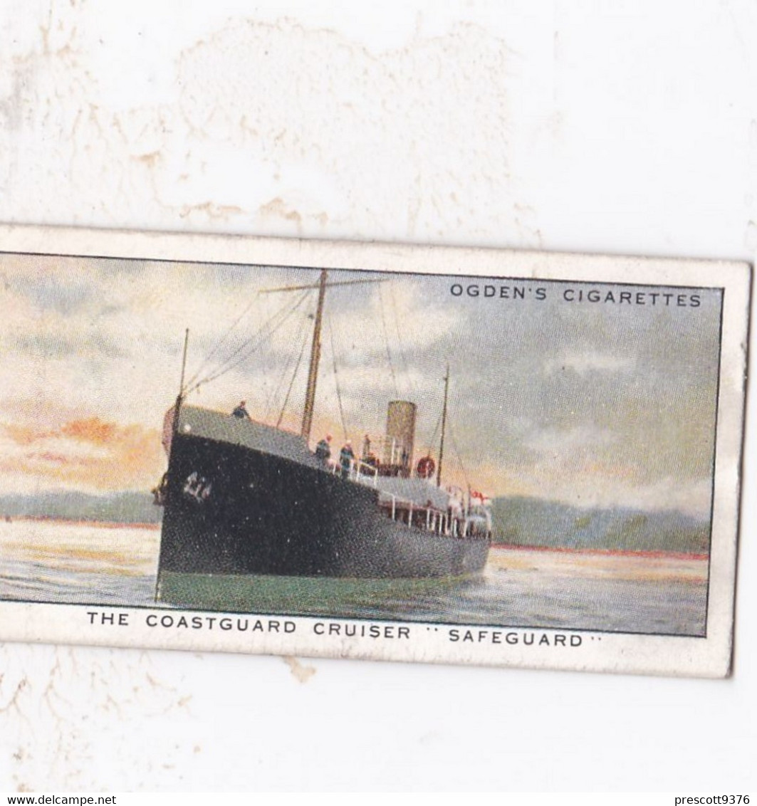 Smugglers & Smuggling 1932  - 33 The Coast Guard Cruiser-  Ogdens Original Cigarette Card - - Ogden's