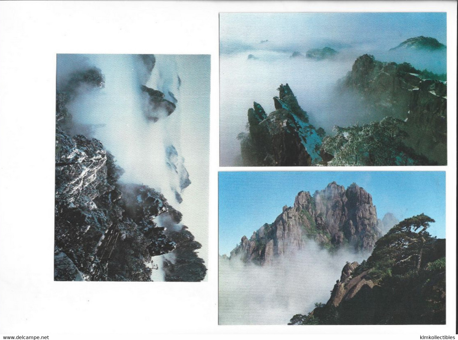 CHINA CHINE - MOUNT HUANGSHAN - FOLDER WITH 10 POSTCARDS FULL SET MODERN - China