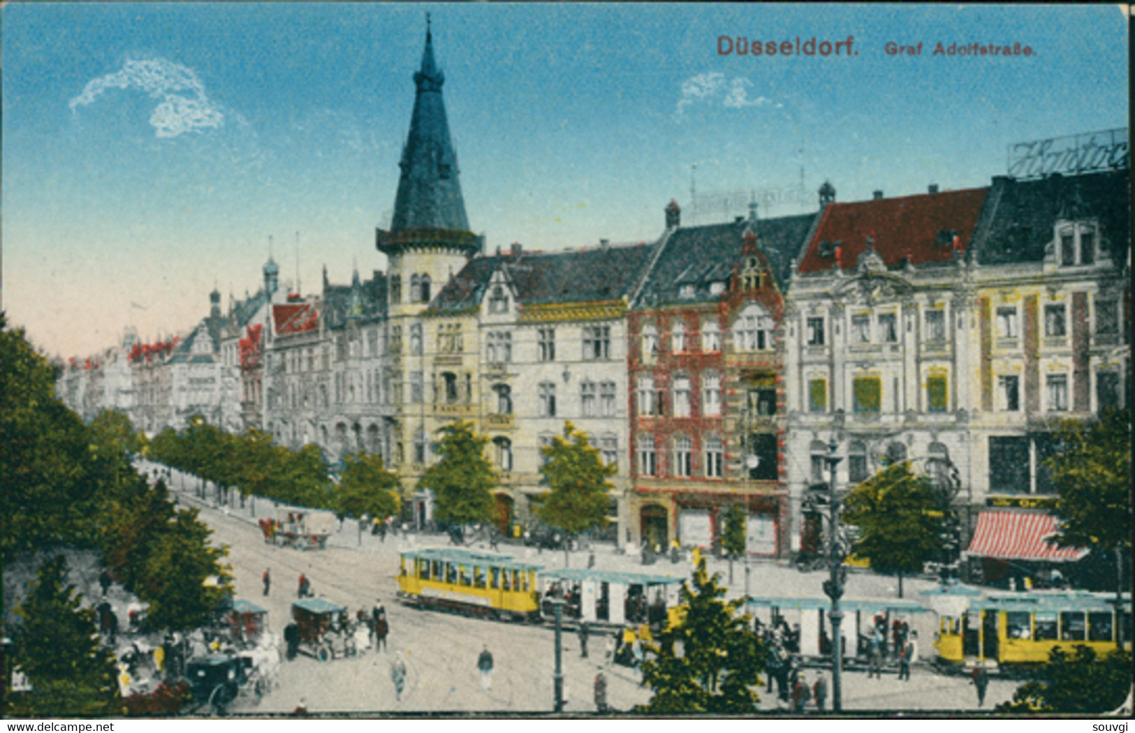 DE DUSSELDORF /  55 Cartes couleurs - Non Ecrites au Verso /