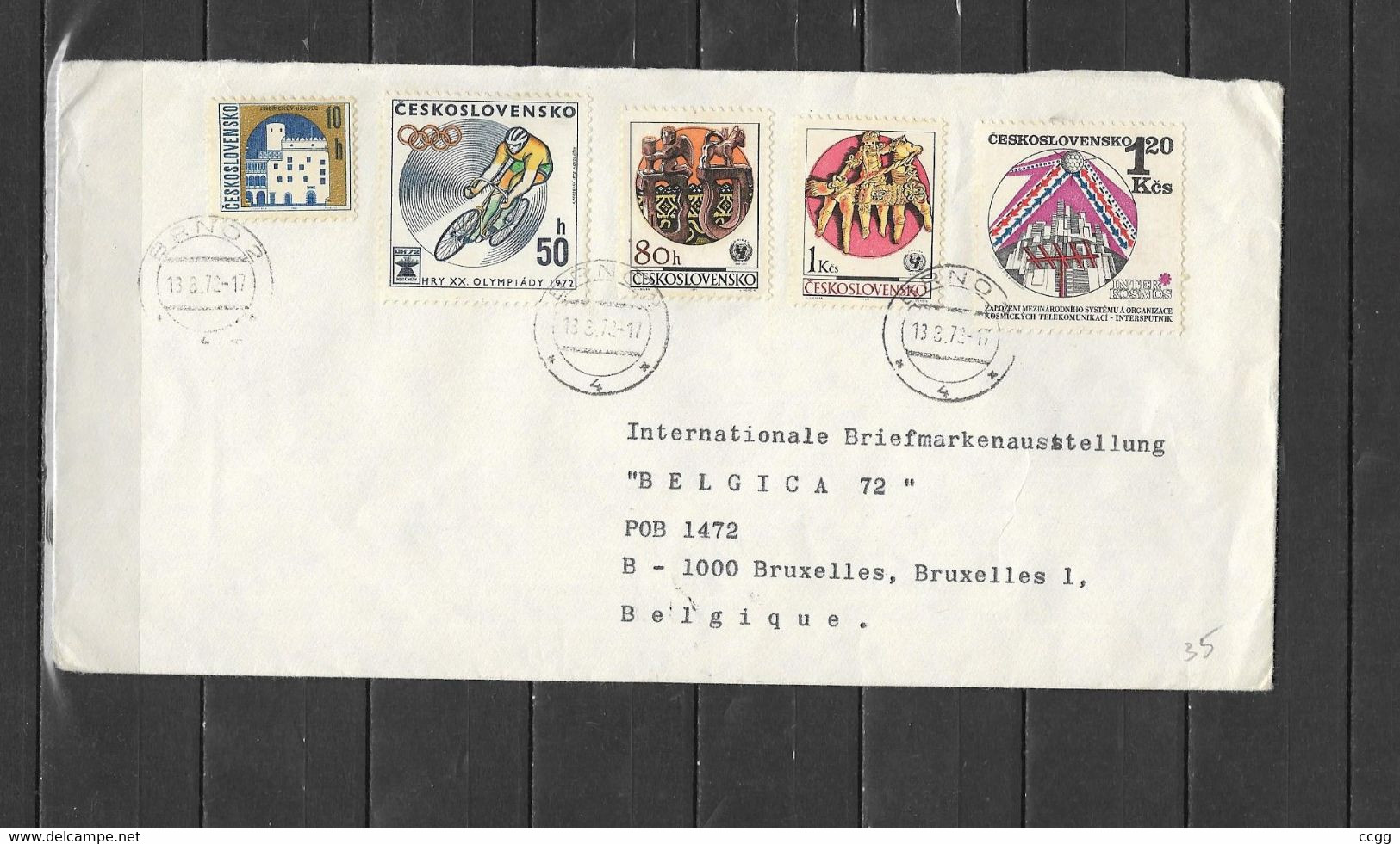 Tchechoslovakije  - Brief Met Zegels - Buste