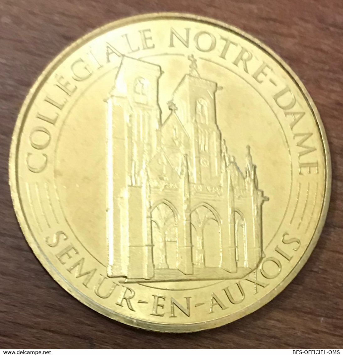 21 COLLÉGIALE NOTRE-DAME SEMUR-EN-AUXOIS MDP 2016 MÉDAILLE MONNAIE DE PARIS JETON TOURISTIQUE MEDALS COINS TOKENS - 2016