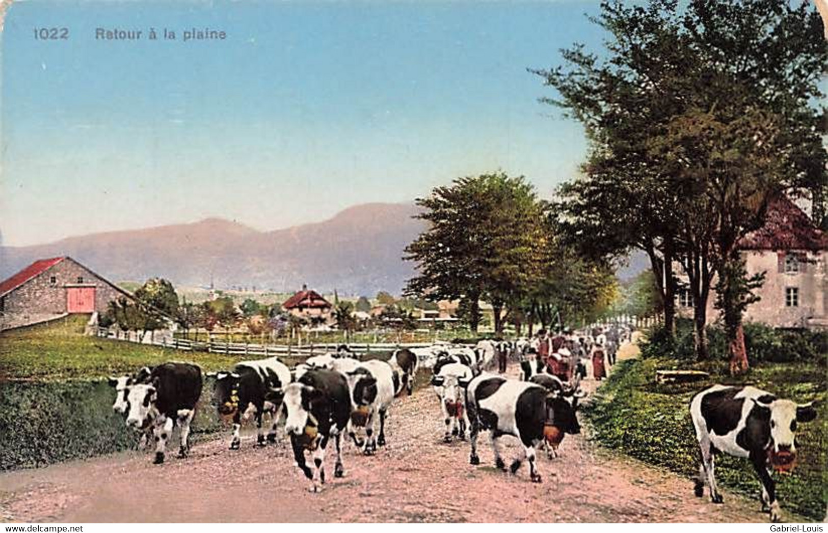 Retour à La Plaine Fribourg Gruyère Bulle Rue De Vevey Morel - Bulle