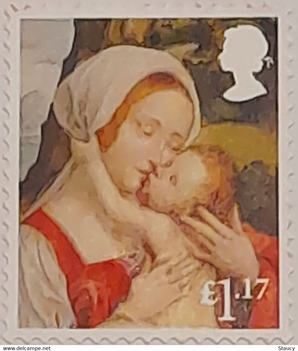 UK GB Great Britain QEII 2017 CHRISTMAS: VIRGIN MARY WITH CHILD £1.17 (SG 4023 MI 4118 YT 4529 SC 4023), As Per Scan - Non Classificati