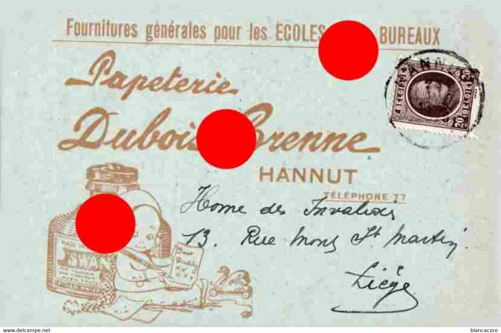 HANNUT Vers 1920 DUBOIS BRENNE - Hannut