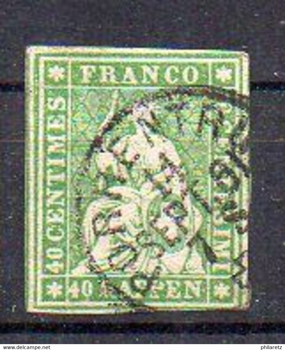 Suisse N° 30 Oblitéré - Clair - Cote 90€ - Usados