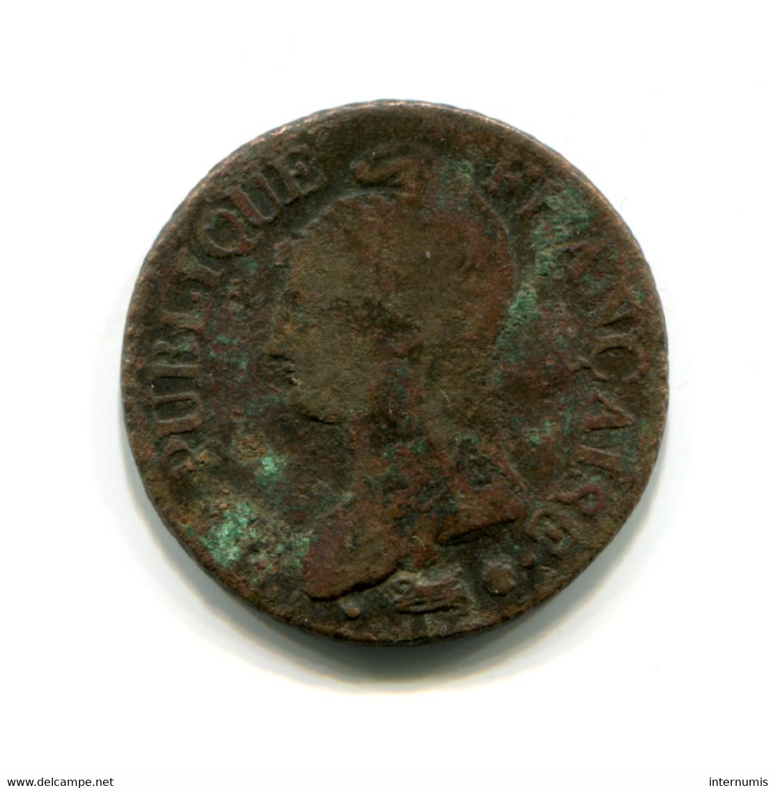 France, 5 Centimes, An 5-BB, Dupre, Cuivre/Copper, Strasbourg, TB (VF), KM#640, F.115/12, G.126 - 1795-1799 Directoire (An IV – An VIII)