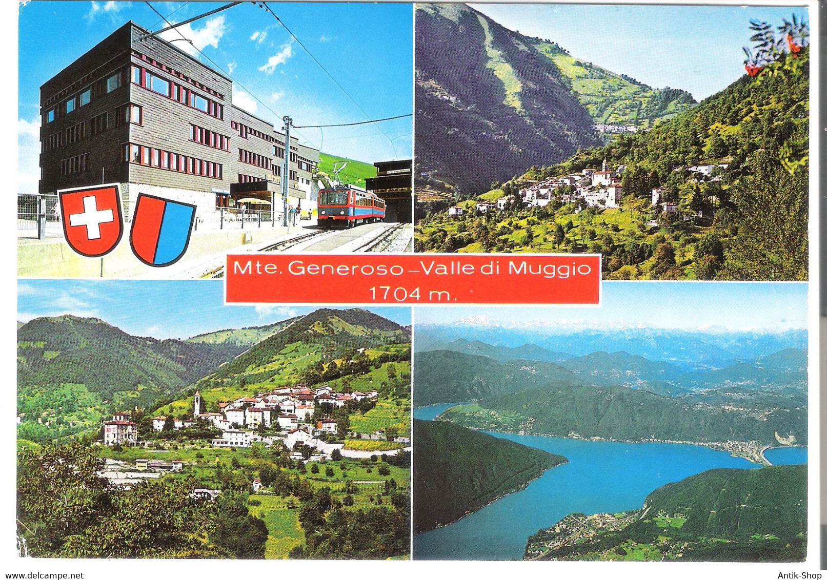 Monte Generoso - Valle Di Muggio - 4 Ansichten - Von 1976 (6258) - Muggio