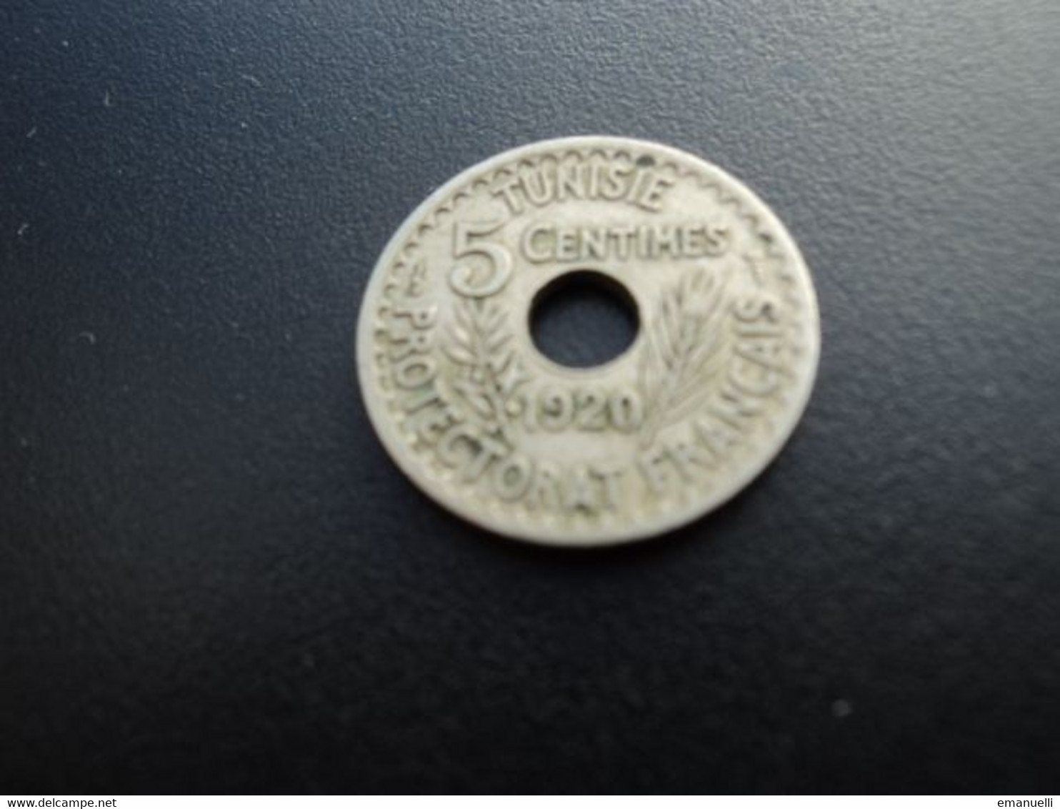 TUNISIE : 5 CENTIMES  1920 / 1338   G.85 / KM 242    TTB - Tunesien