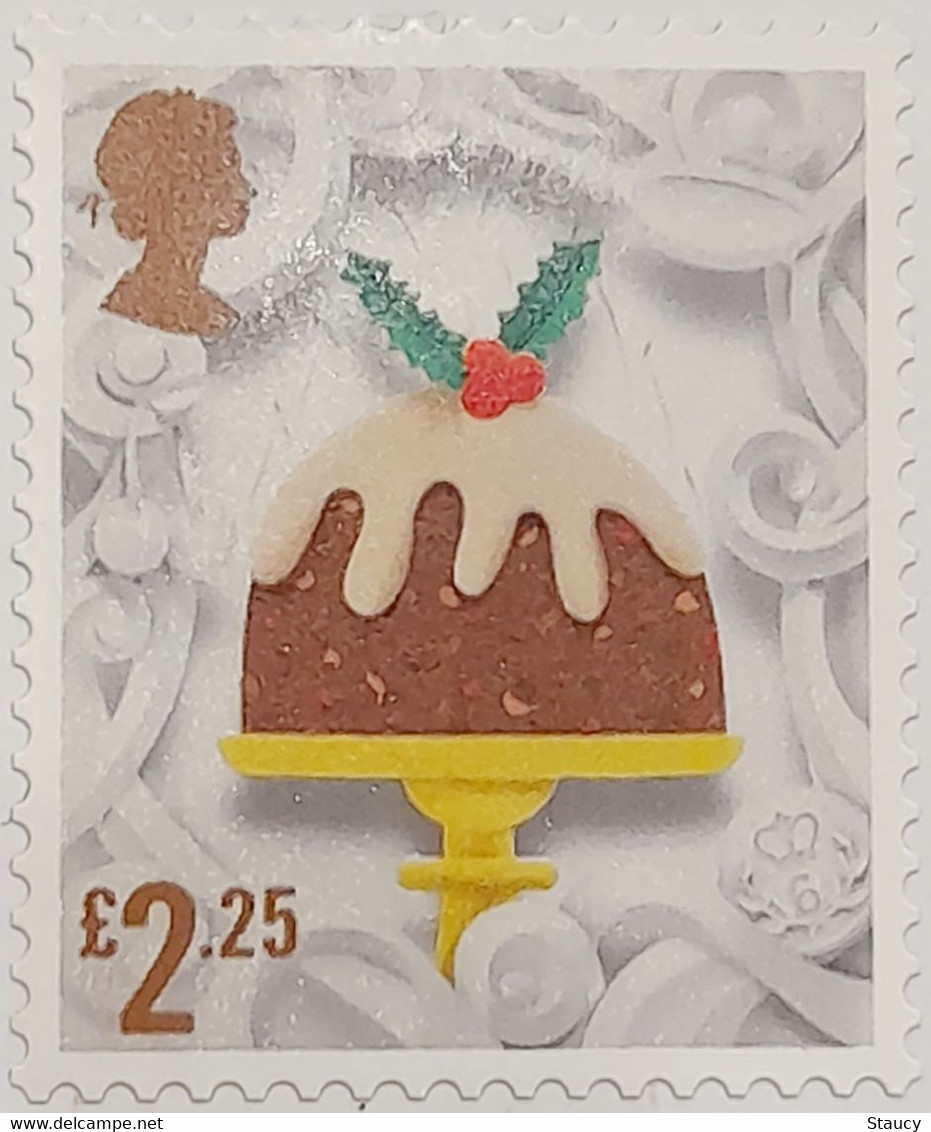 UK GB Great Britain QEII 2016 CHRISTMAS: Christmas Pudding £2.25 (SG 3910), As Per Scan - Non Classés