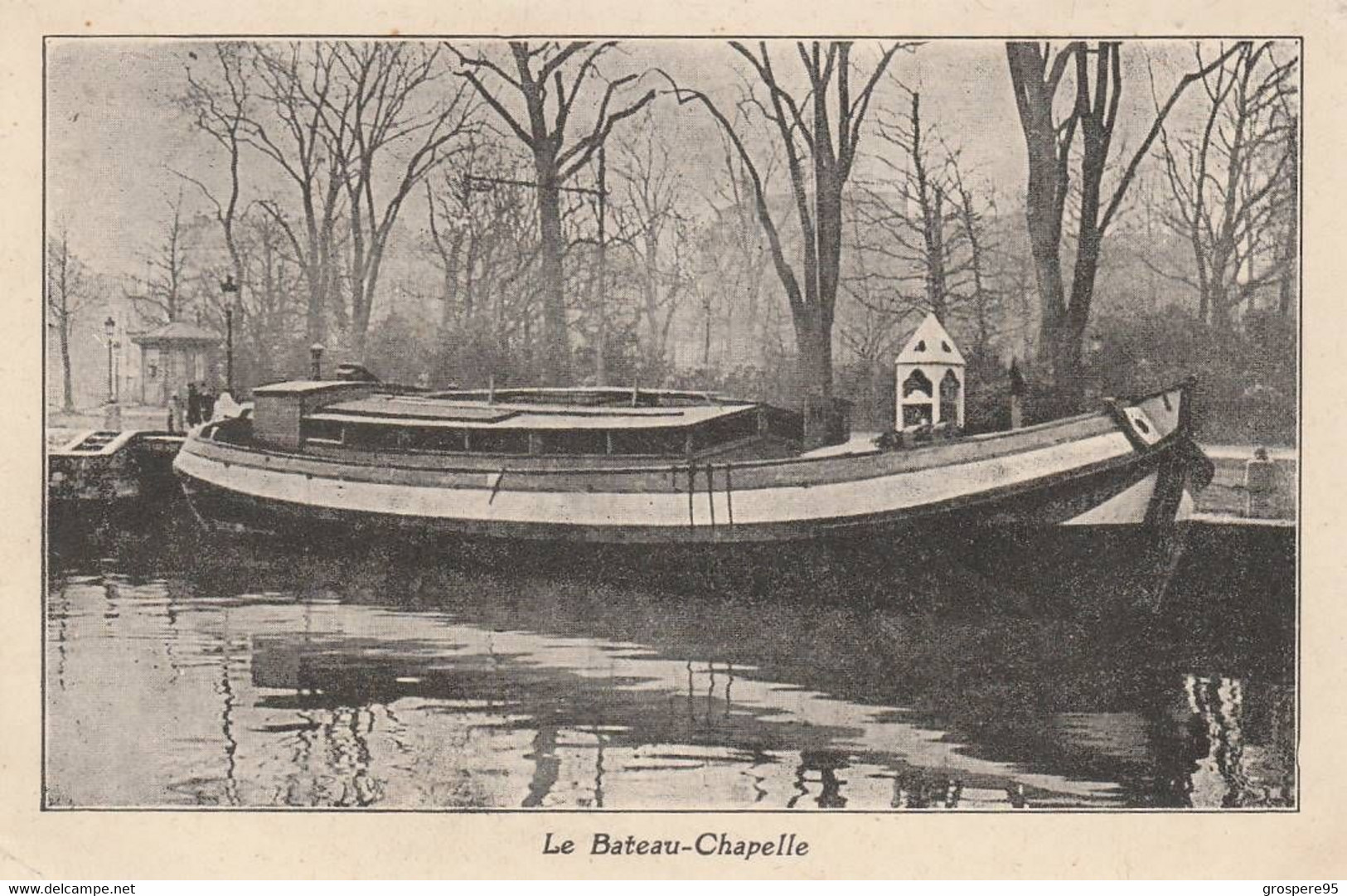 BATEAU CHAPELLE DES MARIGNIERS (SAINT PIERRE SAINT PAUL) Carte Envoyee De Beautor Aisne 1931 - Houseboats