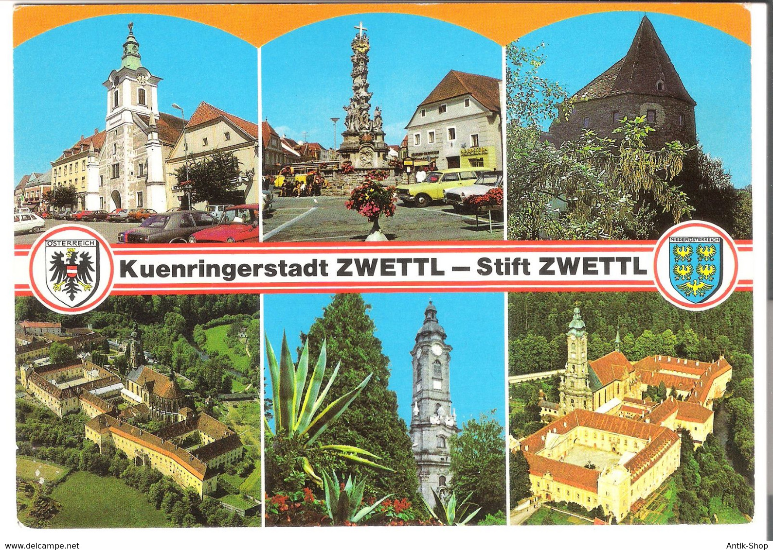 Kuenringerstadt Zwettl - Stift Zwettl - 6 Ansichten - Von 1968 (6268) - Zwettl