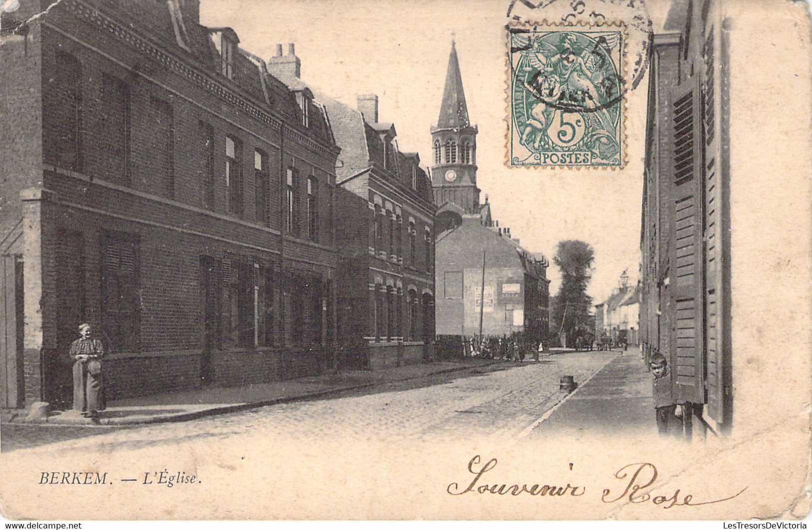 FRANCE - 67 - BERKEM - L'église - Carte Postale Ancienne - Autres & Non Classés