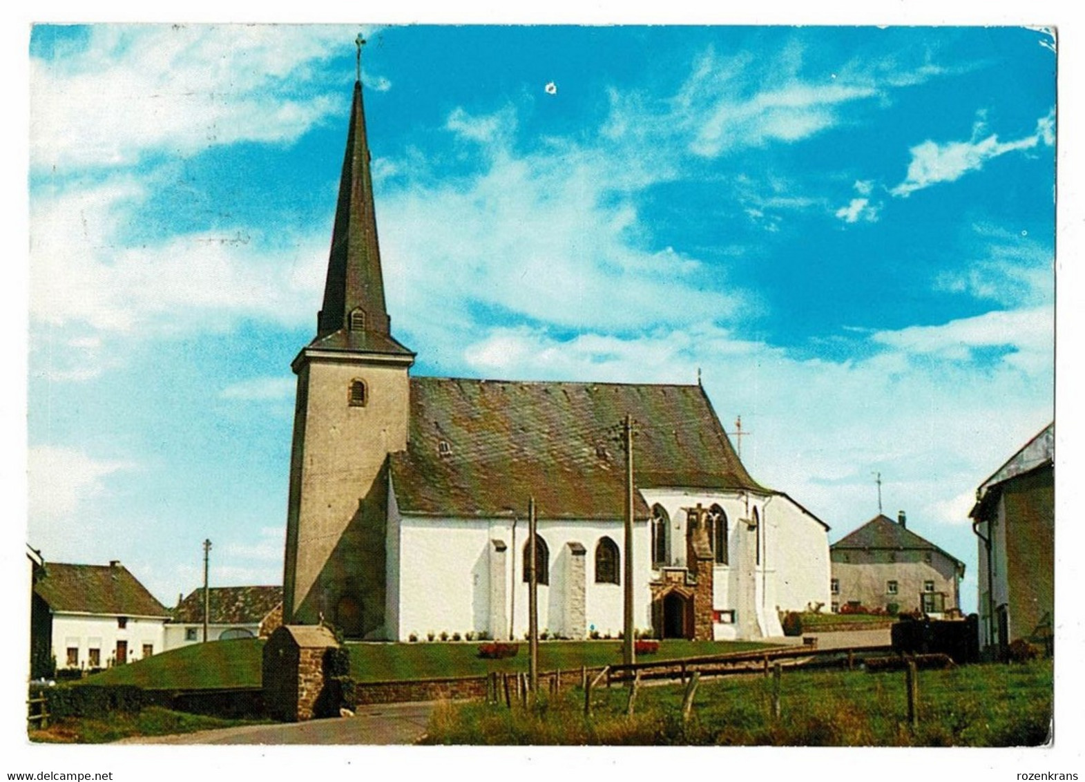 Thommen Kerk Eglise St.-Remaklus-Kirche Burg-Reuland Ostbelgien CPA GRAND FORMAT - Burg-Reuland