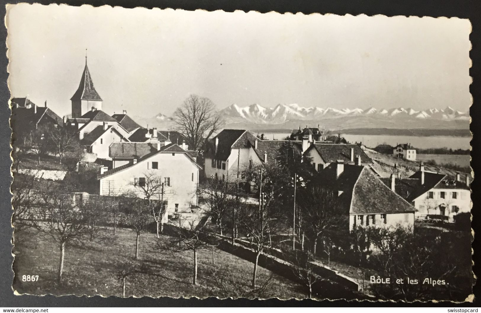 BÔLE Et Les Alpes - Bôle