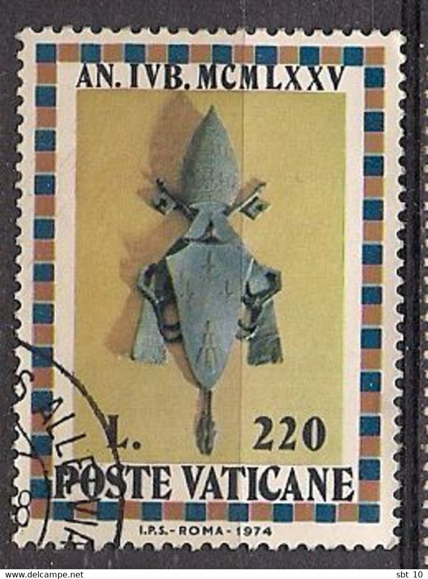 Vatican 1974 - Arms Of Pope Paul VI Scott#570 - Used - Oblitérés