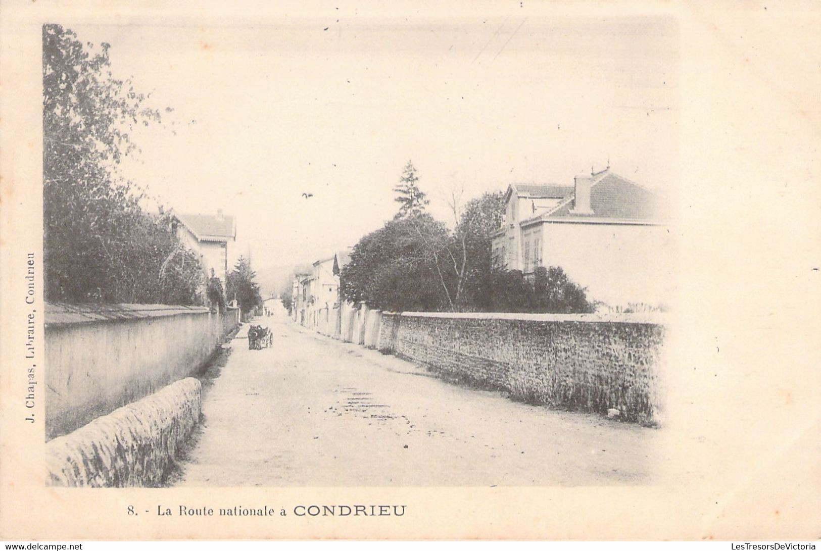 FRANCE - 69 - CONDRIEU - La Route Nationale - J Chapas - Carte Postale Ancienne - Condrieu