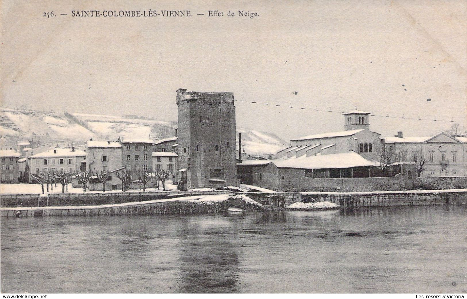 FRANCE - 69 - SAINTE COLOMBE LES VIENNE - Effet De Neige - Carte Postale Ancienne - Andere & Zonder Classificatie