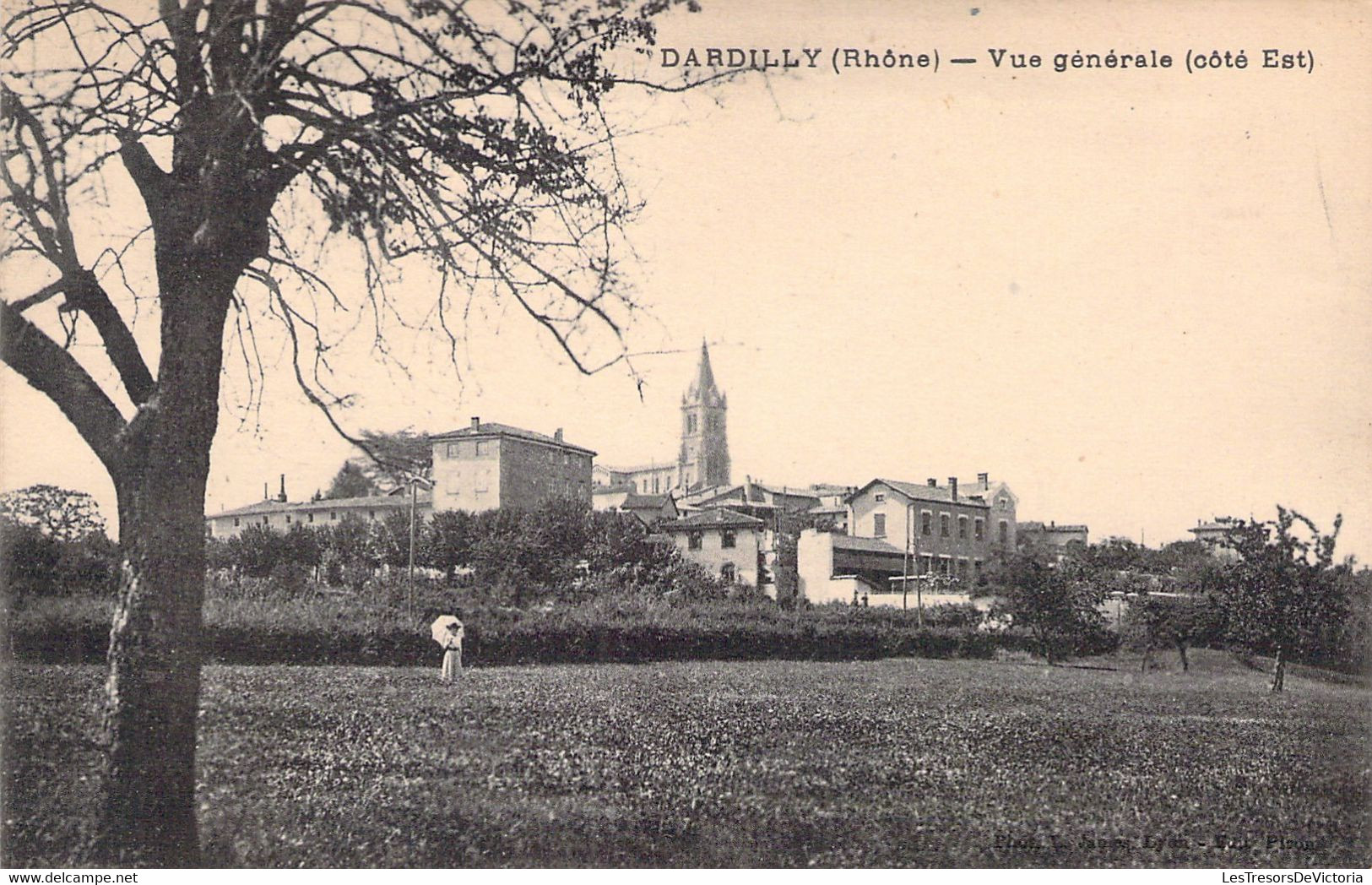 FRANCE - 69 - DARDILLY - Vue Générale Côté EST - Carte Postale Ancienne - Andere & Zonder Classificatie