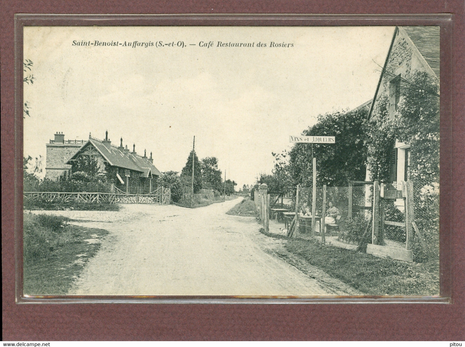 SAINT BENOIST AUFFARGIS (78) - CAFE RESTAURANT DES ROSIERS - Auffargis