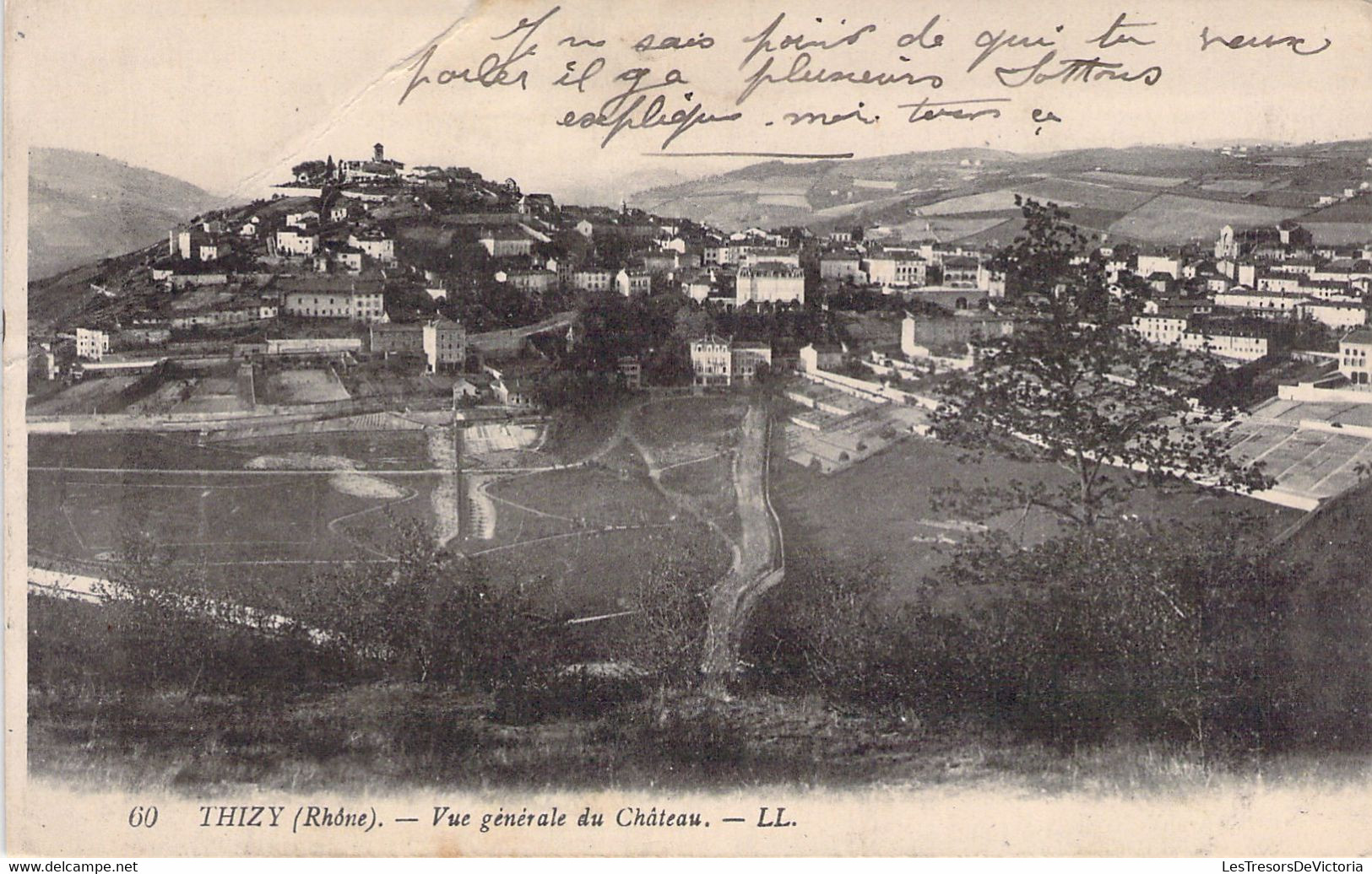 FRANCE - 69 - THIZY - Vue Générale Du Château - LL - Carte Postale Ancienne - Thizy
