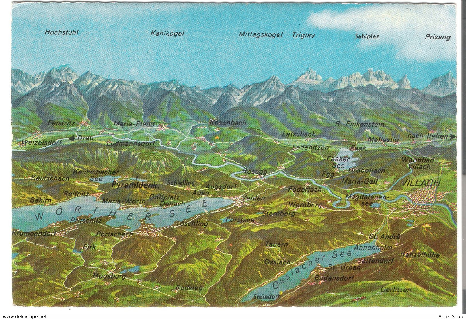 Kärntner Seen-Gebiet Mit Den Karawanken - Von 1973  (6282) - Ossiachersee-Orte