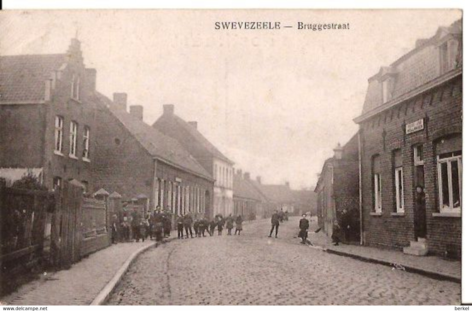 SWEVEZEELE BRUGGESTRAAT 1918 MILITAIR Duits  1102/d3 Wingene - Wingene