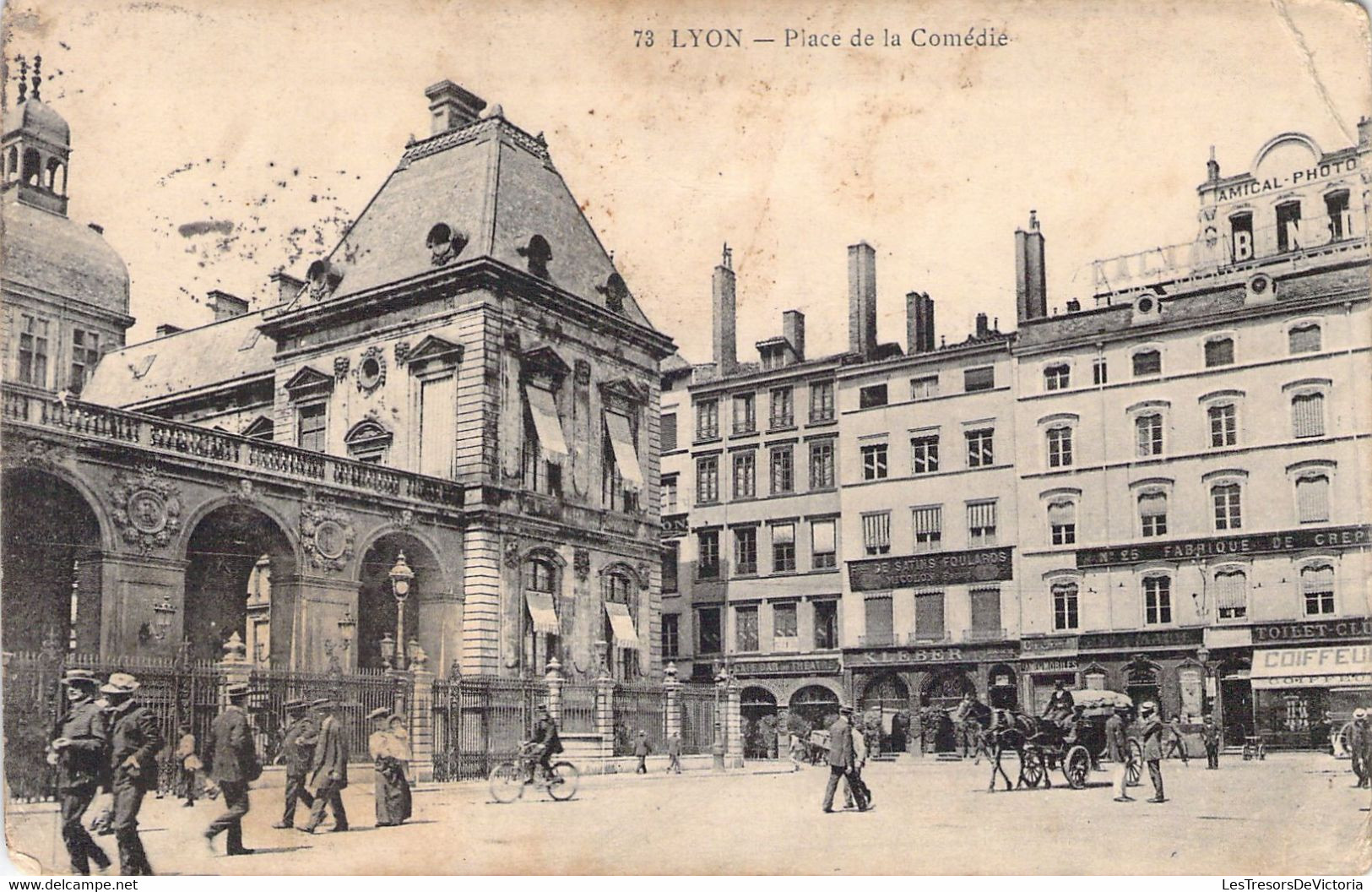 FRANCE - 69 - LYON - Place De La Comédie  - Carte Postale Ancienne - Autres & Non Classés