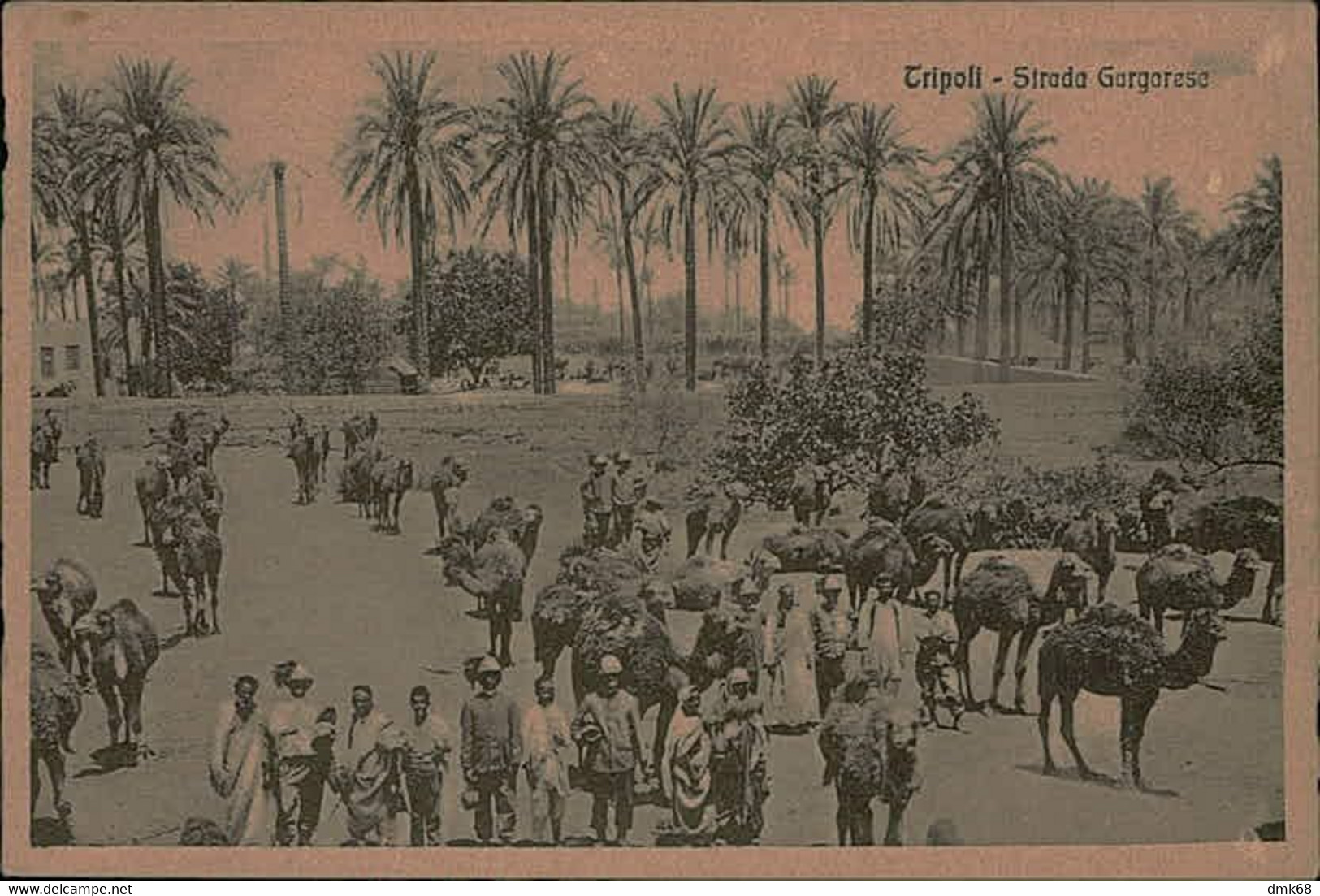 LIBIA / LYBIA - STRADA GARGARESE - 1910s (11854) - Libia