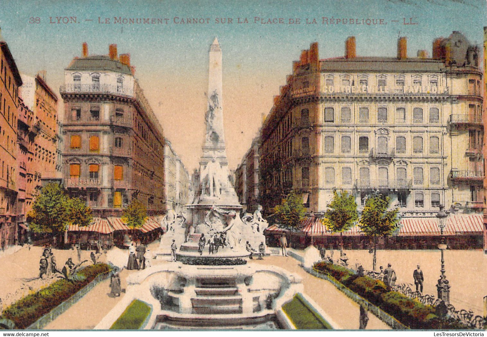 FRANCE - 69 - LYON - Le Monument Carnot Sur La Place De La République - LL - Carte Postale Ancienne - Autres & Non Classés