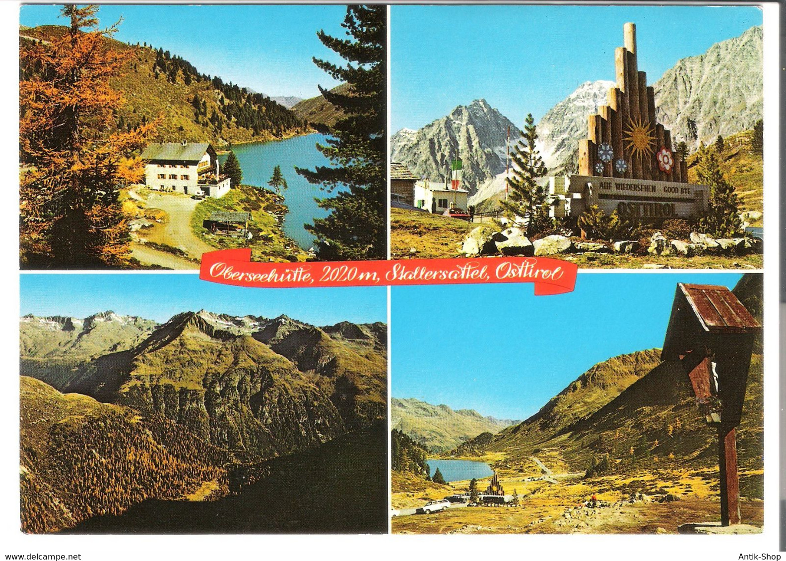 Oberseehütte - Stallersattel - 4 Ansichten - Von 1963  (6289) - Defereggental