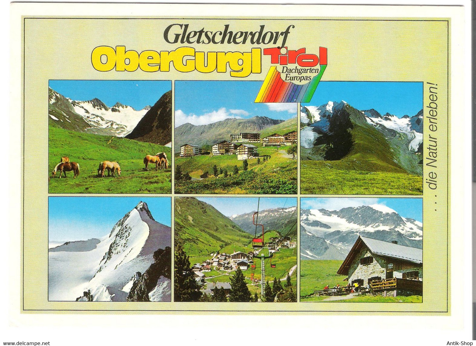 Gletscherdorf Obergurgl - 6 Ansichten - Von 1974  (6293) - Altri & Non Classificati