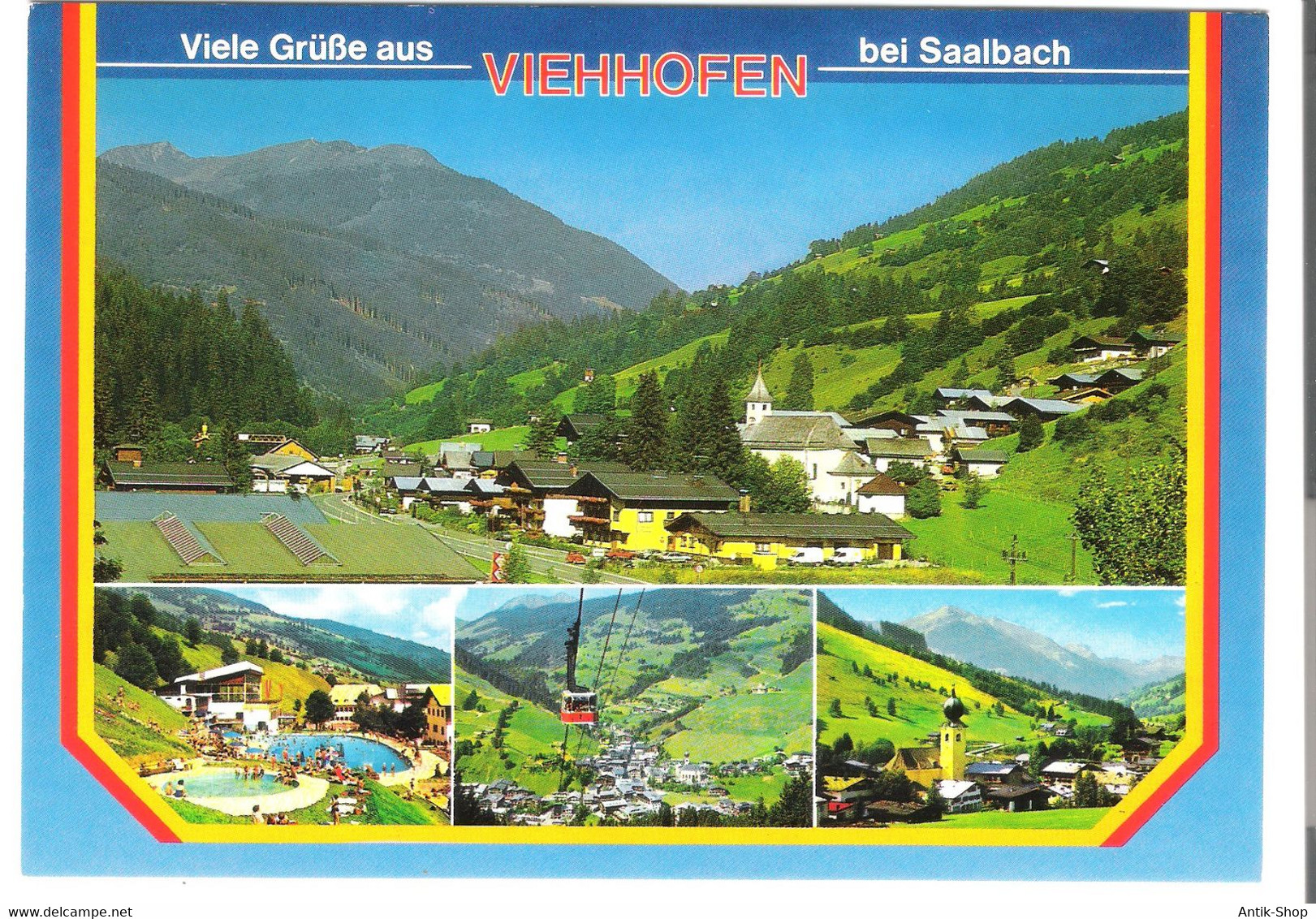 Viehhofen Bei Saalbach - 4 Ansichten - Von 1974  (6295) - Saalbach