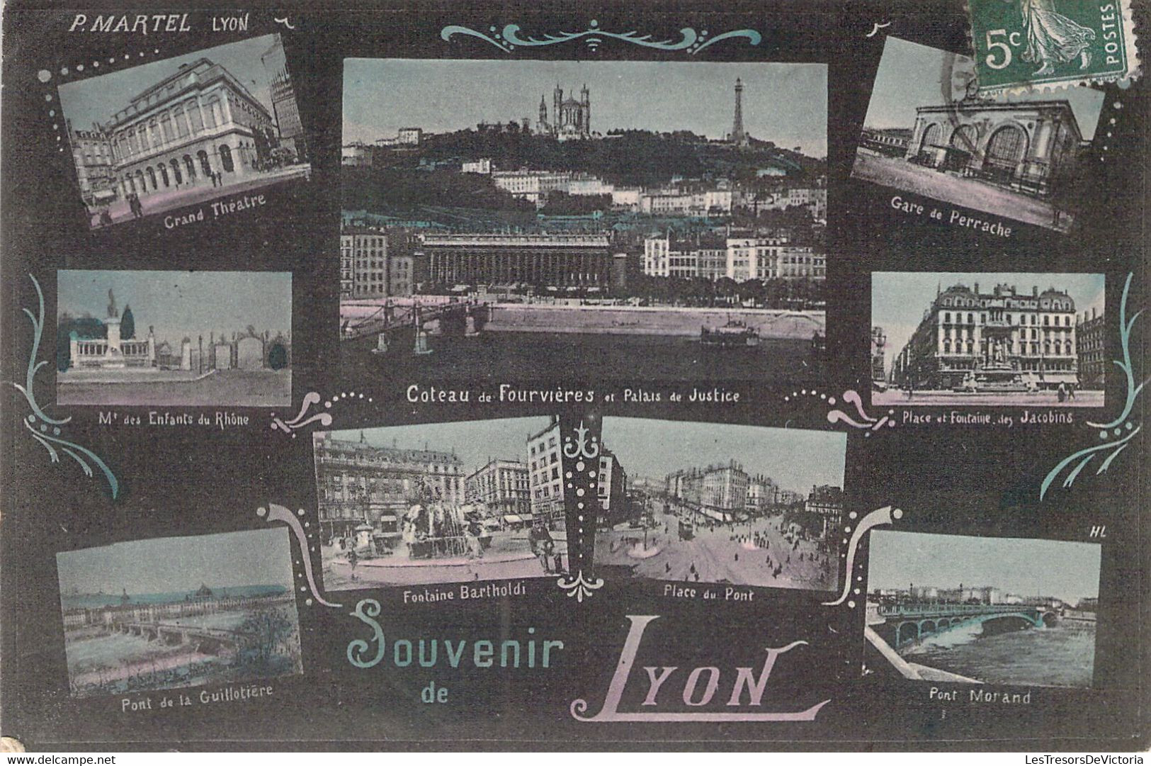 FRANCE - 69 - LYON - Multivues - Souvenir De Lyon - Carte Postale Ancienne - Andere & Zonder Classificatie