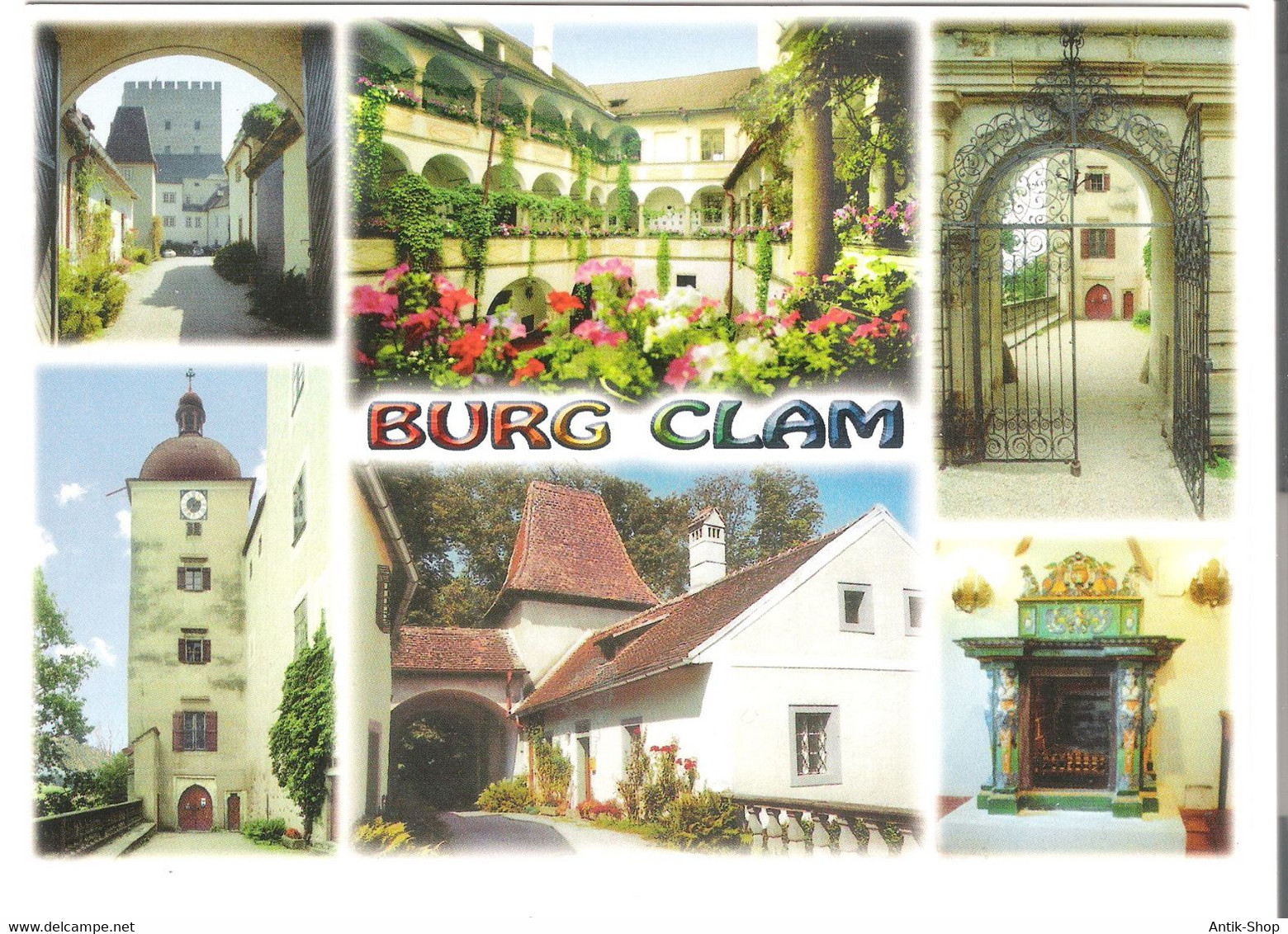 Burg Clam - 6 Ansichten - Von 1974  (6297) - Perg