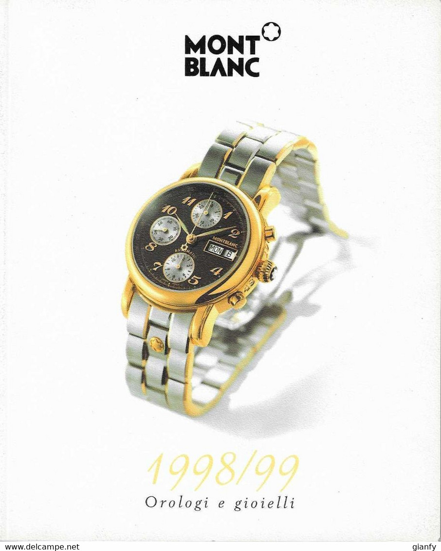 CATALOGO MONTBLANC OROLOGI  E GIOIELLI 1998/99 - Watches: Jewels