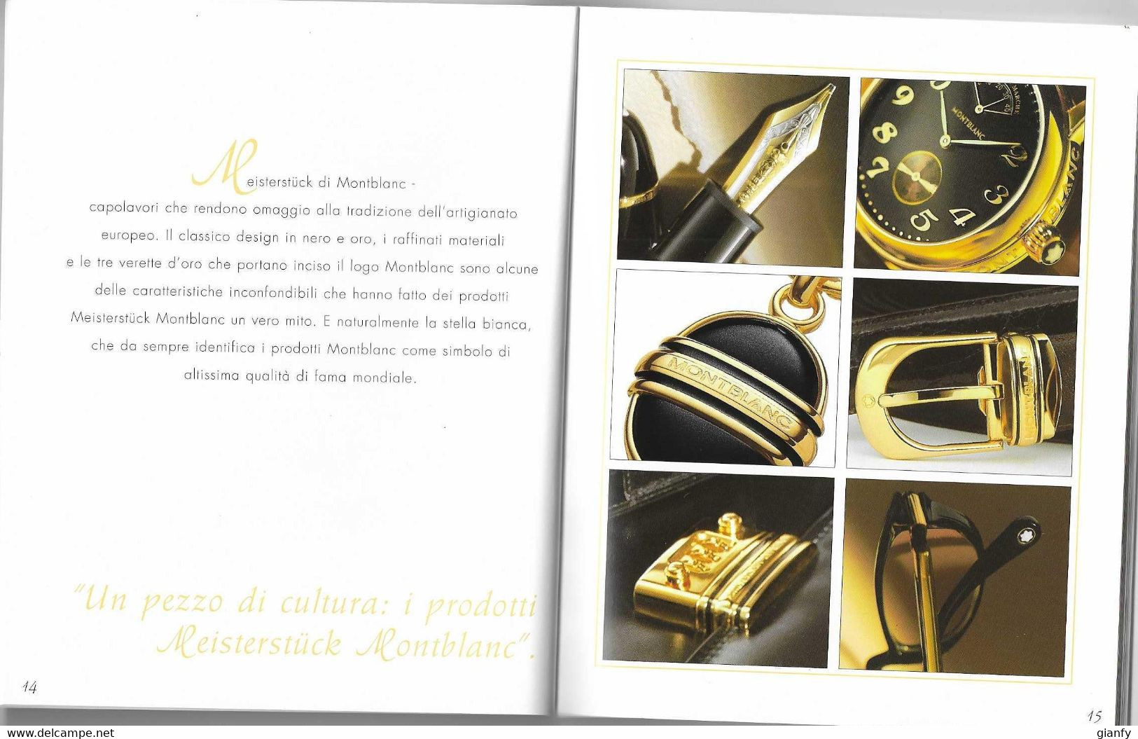 CATALOGO MONTBLANC OROLOGI  E GIOIELLI 1998/99 - Orologi Gioielli