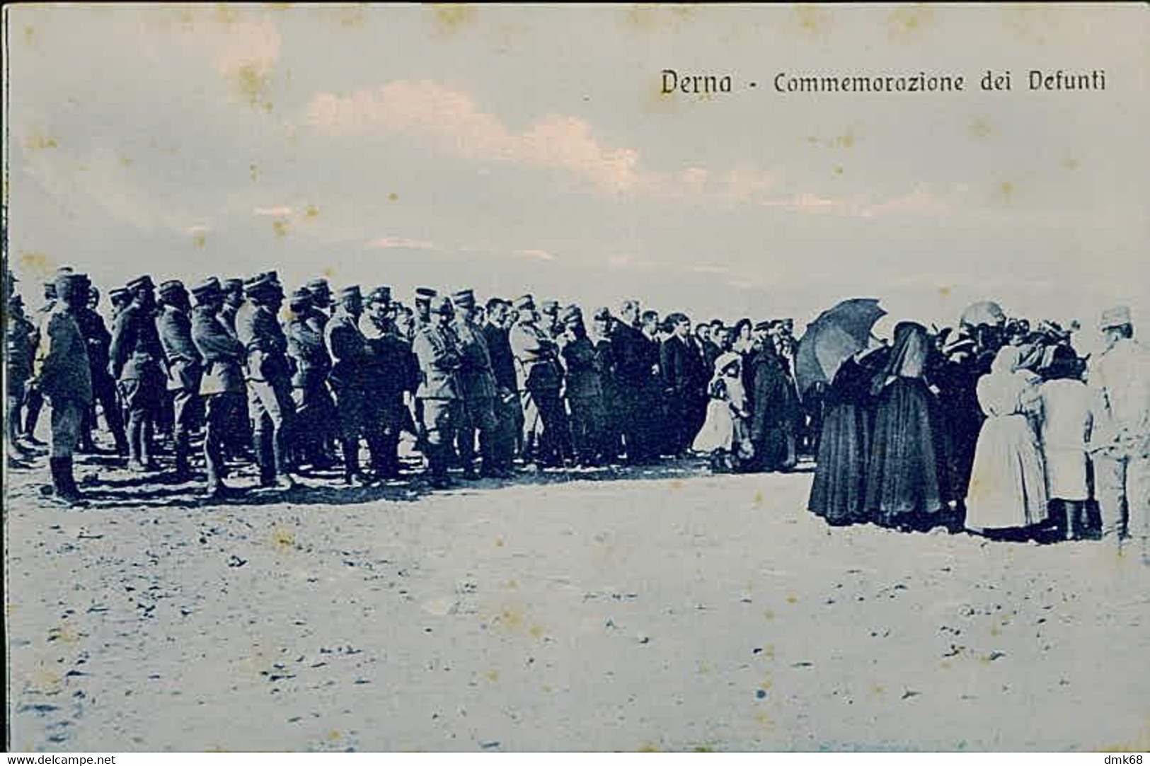 AFRICA - LIBIA / LIBYA - DERNA - COMMEMORAZIONE DEI DEFUNTI / COMMEMORATION OF THE DEPARTED - 1910s (11863) - Libia