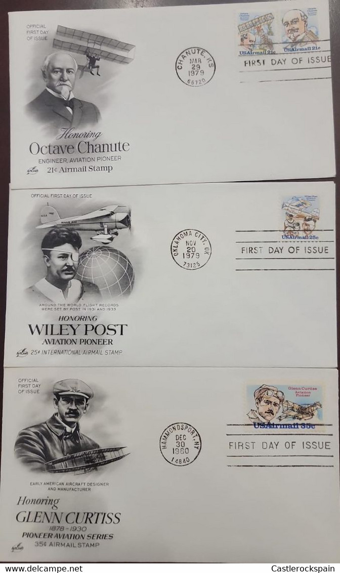 SB) 1979 UNITED STATES,  1st MAN TO FLY AROUND THE WORLD ALONE AND HIGH ALTITUDE FLYING PIONEER, WILEY POST ISSUE, WINNI - 1971-1980