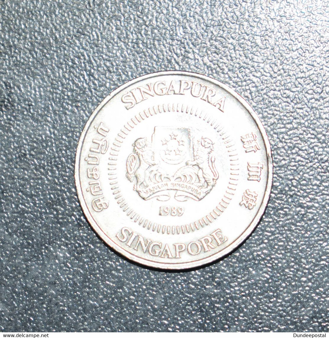 Singapore Coins  50c   1989  Clean   (pdk)   ~~L@@K~~ - Singapour