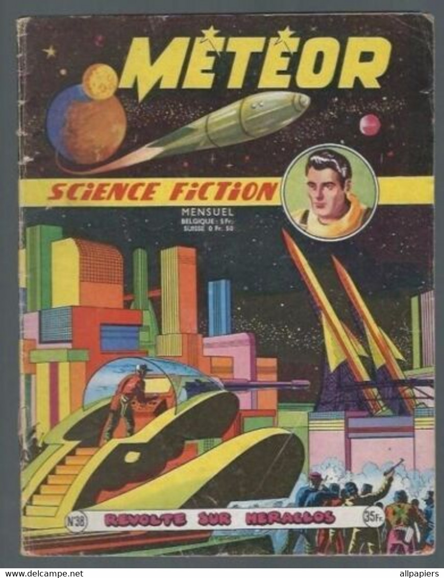 Meteor N°38 Révolte Sur Meraclos De 1956 -  Editions Artima-Tourcoing - Meteor