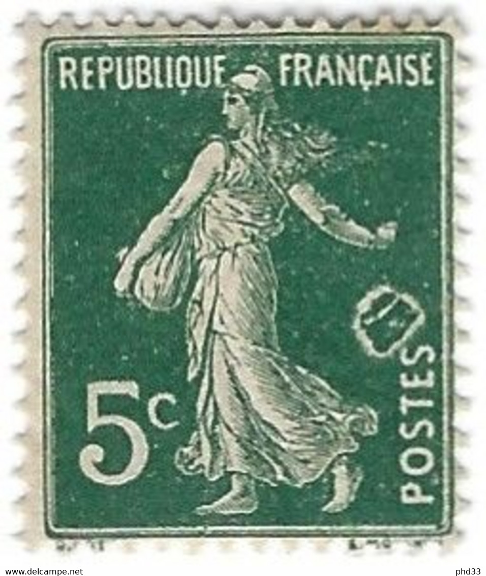 137 Semeuse Lignée Anneau De Lune "rocher" - Unused Stamps