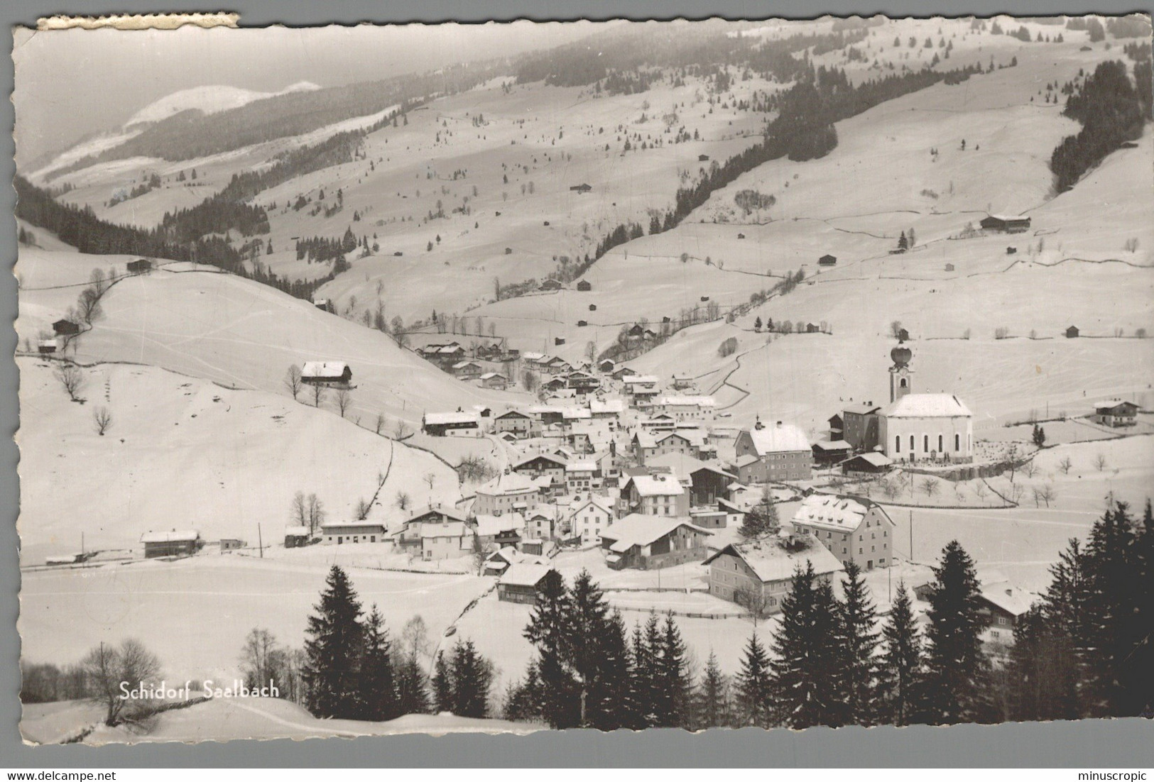 CPSM Autriche - Schidorf Saalbach - Saalbach