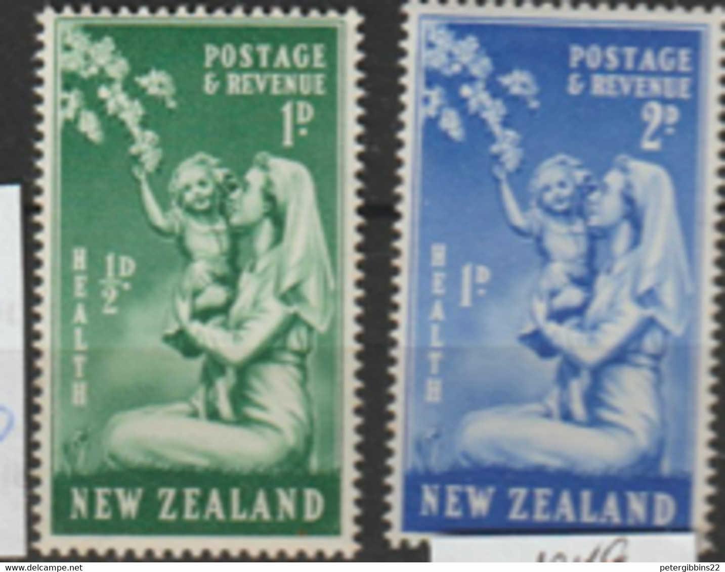 New Zealand   1949  SG 698-9   Hea;th  Moumted Mint - Neufs