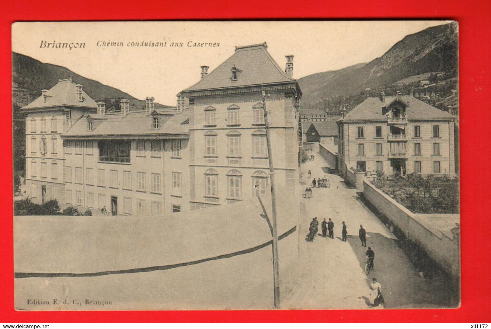 VAX-26 Briançon Quartier Des Casernes. ANIME  Circulé 1907  Vers La Savoie - Briancon