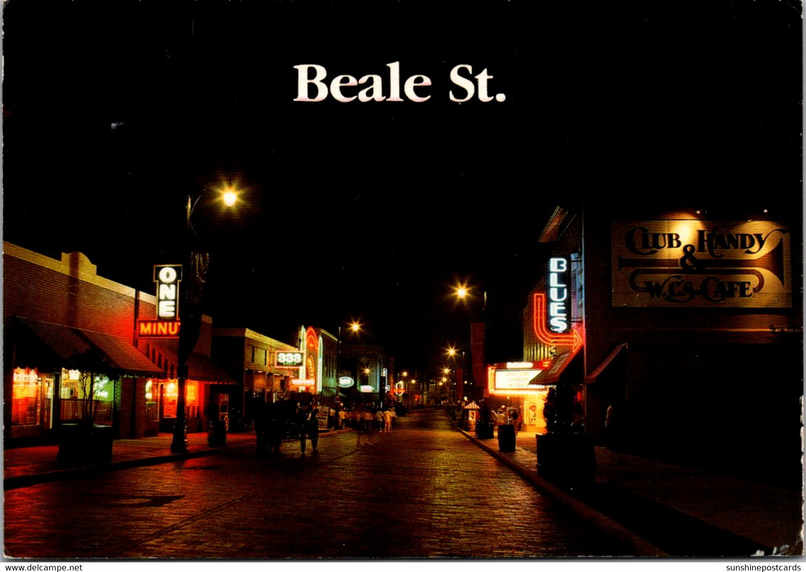 Tennessee Memphis Beale Street At Night - Memphis