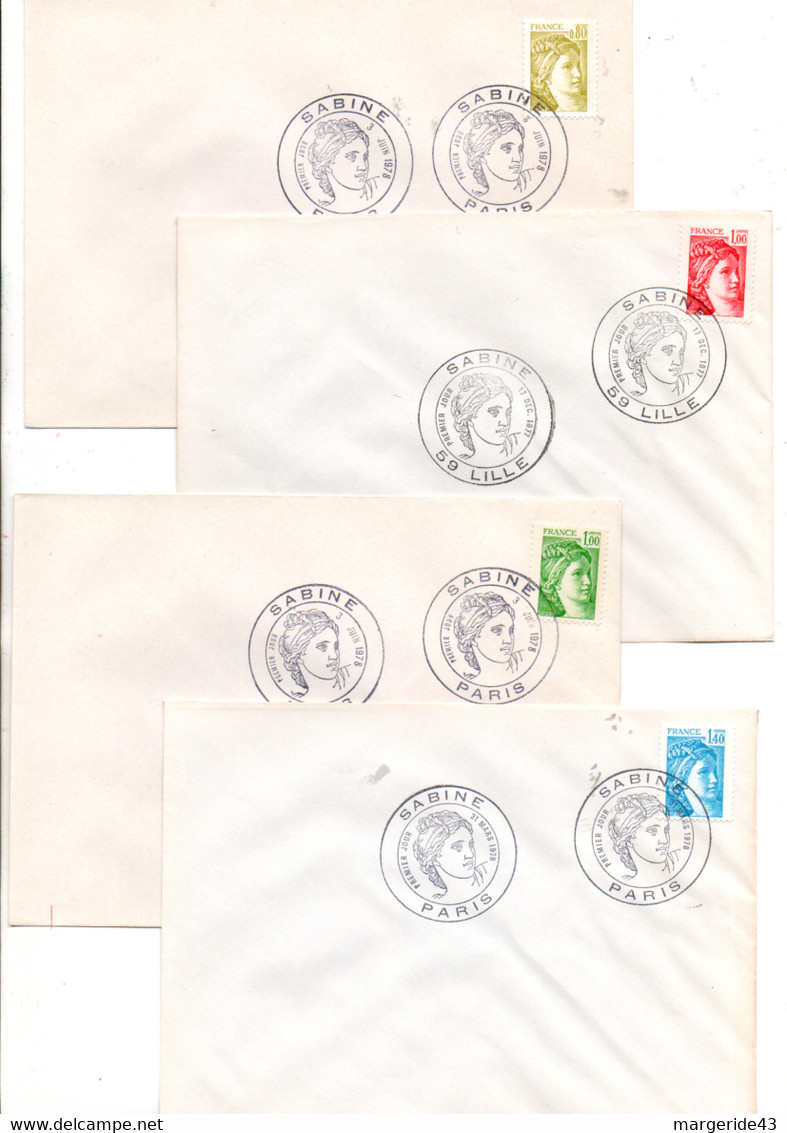 FRANCE LOT DE 30 FDC NON ILLUSTREES 1978 - Vrac (max 999 Timbres)